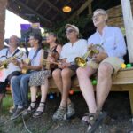 Le groupe en concert.